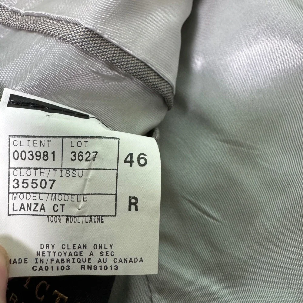 Jack Victor Montreal Wool Sports Coat Men's Size 46R